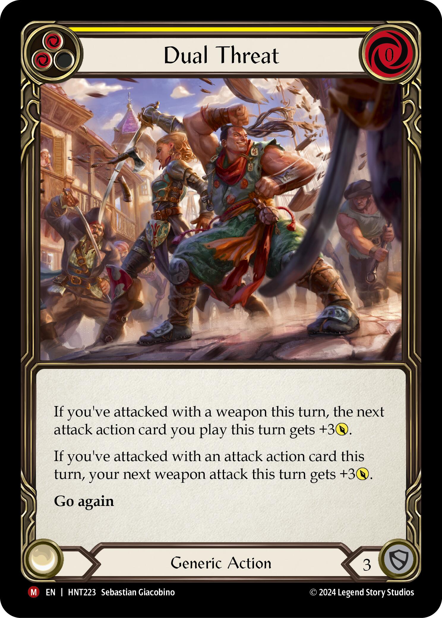 Dual Threat [HNT223] (The Hunted) Rainbow Foil – MinMaxGames
