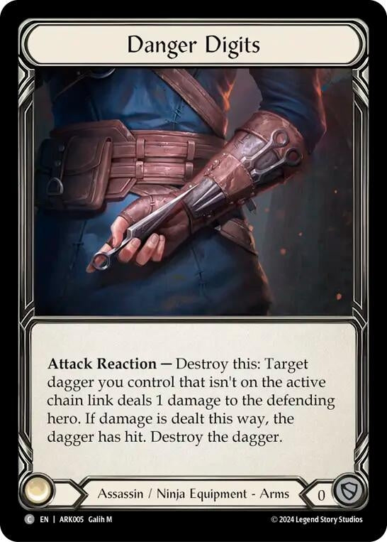 Image for Danger Digits (ARK005) - Flesh and Blood TCG