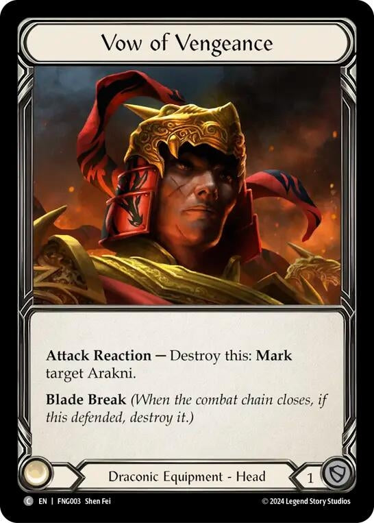 Image for Vow of Vengeance (FNG003) - Flesh and Blood TCG