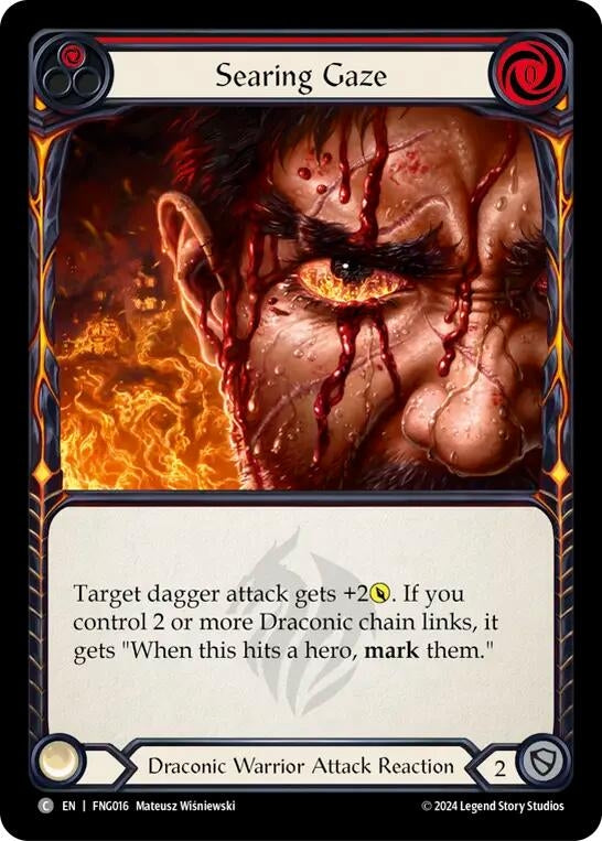 Image for Searing Gaze (Red) (FNG016) - Flesh and Blood TCG