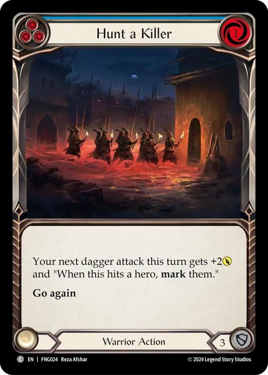 Image for Hunt a Killer (Blue) (FNG024) - Flesh and Blood TCG