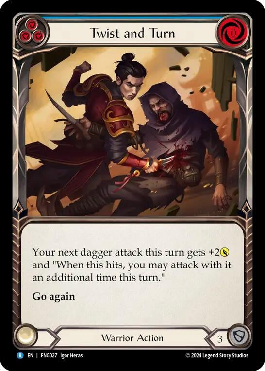 Image for Twist and Turn (Blue) (FNG027) - Flesh and Blood TCG