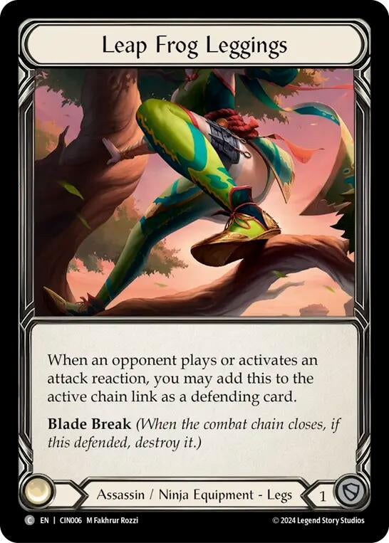 Image for Leap Frog Leggings (CIN006) - Flesh and Blood TCG