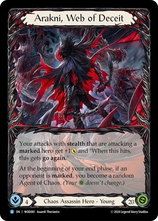 Image for Arakni, Web of Deceit (WOD001) - Flesh and Blood TCG