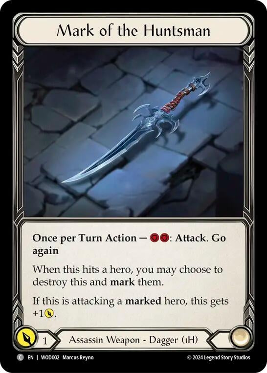 Image for Mark of the Huntsman (WOD002) - Flesh and Blood TCG