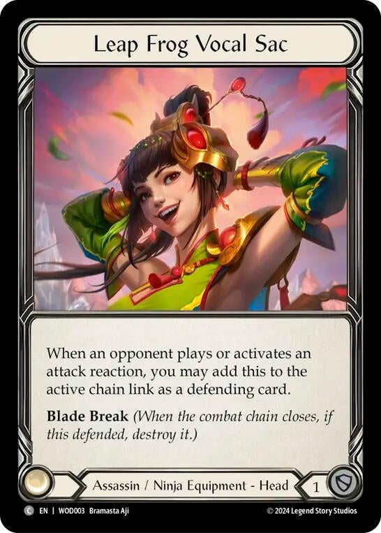 Image for Leap Frog Vocal Sac (WOD003) - Flesh and Blood TCG
