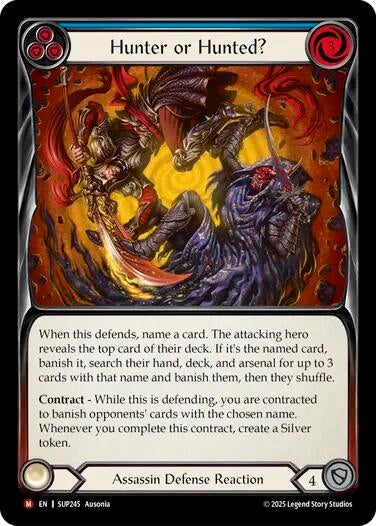 Image for Hunter or Hunted? (SUP245) - Flesh and Blood TCG