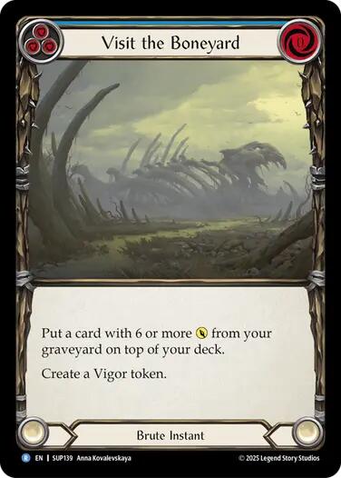 Visit the Boneyard [SUP139] (Super Slam) Rainbow Foil – MinMaxGames