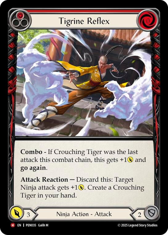 Image for Tigerine Reflex (Red) (PEN035) - Flesh and Blood TCG