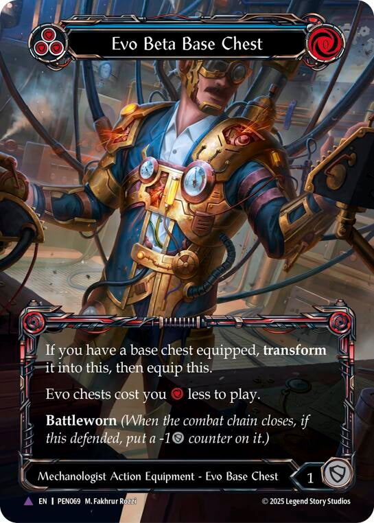 Image for Evo Beta Base Chest (Blue) (Marvel) (PEN069) (Cold Foil) - Flesh and Blood TCG