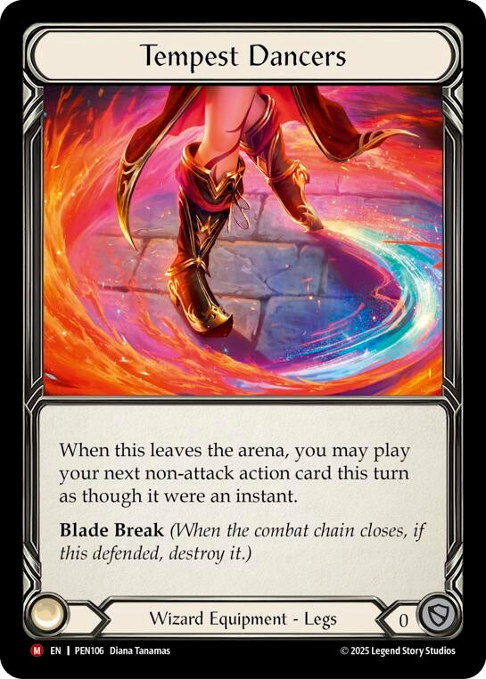 Image for Tempest Dancers (PEN106) (Cold Foil) - Flesh and Blood TCG