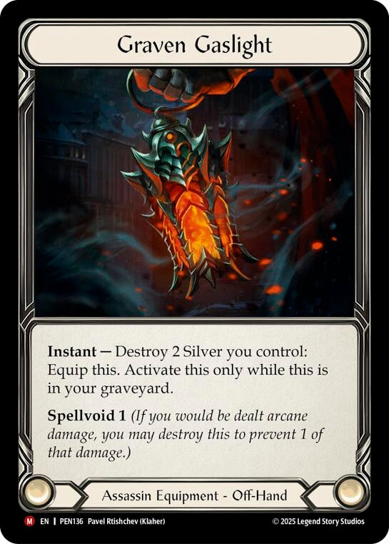 Image for Graven Gaslight (PEN136) - Flesh and Blood TCG