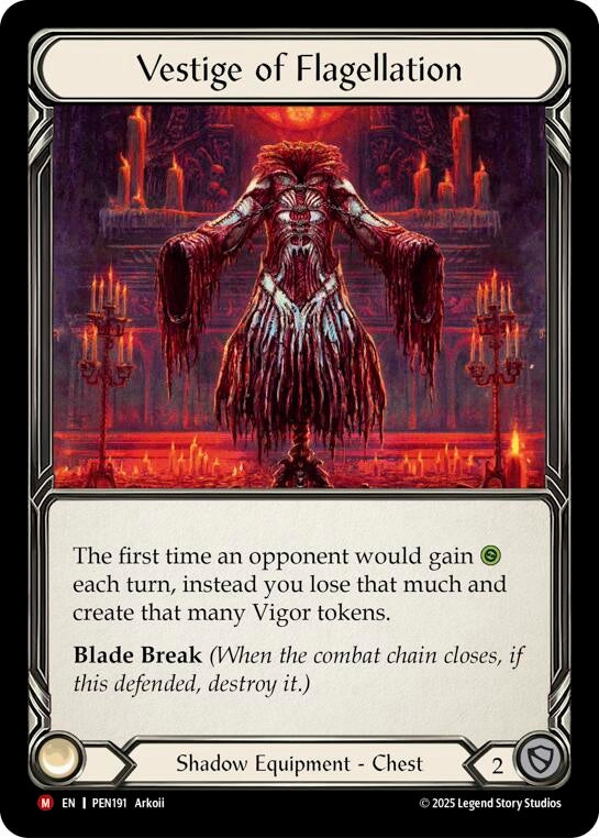 Image for Vestige Of Flagellation (PEN191) - Flesh and Blood TCG