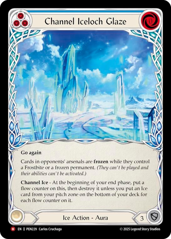 Image for Channel Iceloch Glaze (Blue) (PEN229) - Flesh and Blood TCG