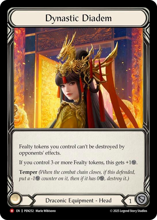 Image for Dynastic Diadem (PEN252) (Cold Foil) - Flesh and Blood TCG