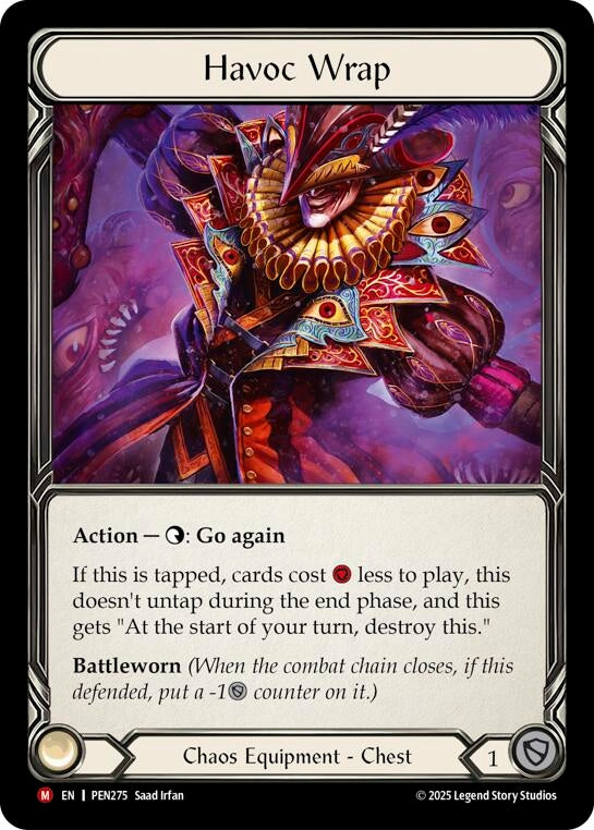 Image for Havoc Wrap (PEN275) (Cold Foil) - Flesh and Blood TCG