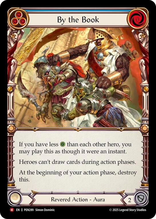 Image for By The Book (Blue) (PEN289) - Flesh and Blood TCG