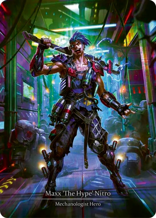Image for Maxx 'The Hype' Nitro (GEM105) (Cold Foil) - Flesh and Blood TCG