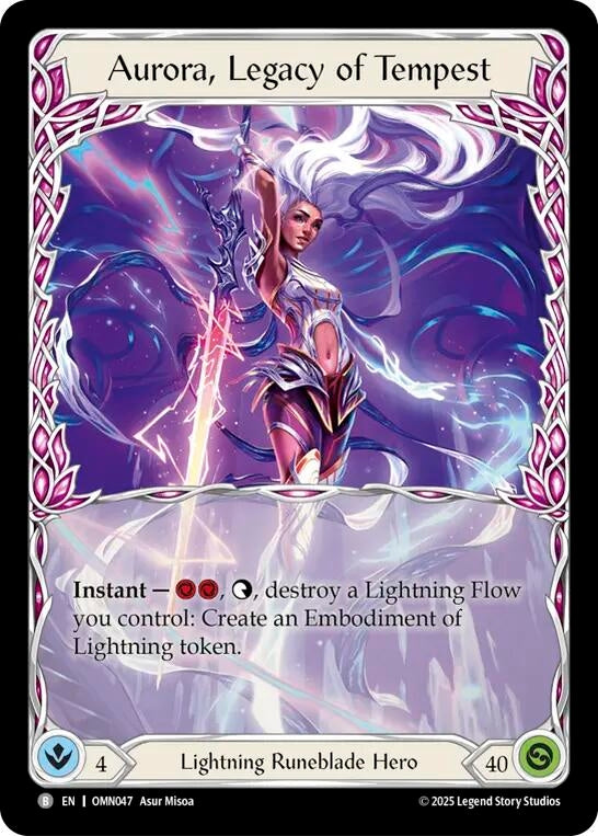 Image for Aurora, Legacy of Tempest (OMN047) - Flesh and Blood TCG