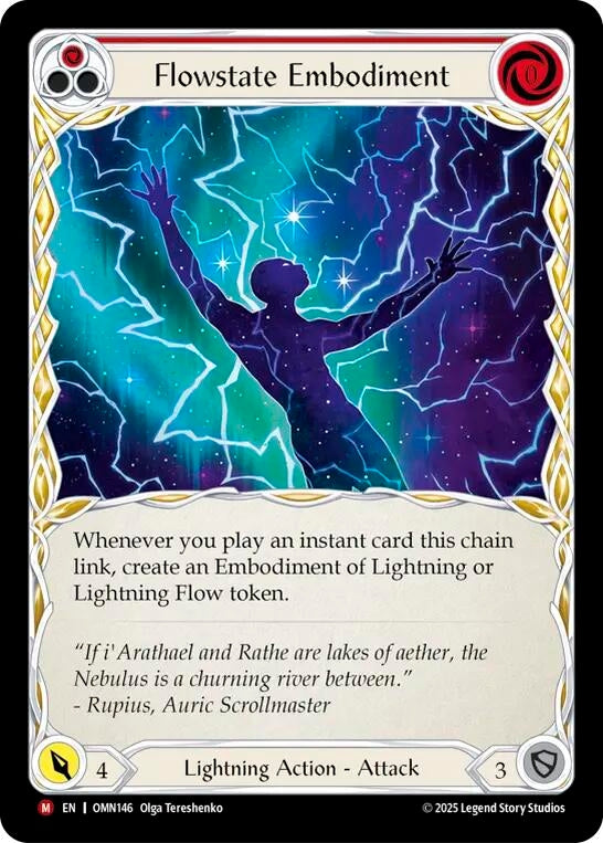 Image for Flowstate Embodiment (OMN146) (Rainbow Foil) - Flesh and Blood TCG