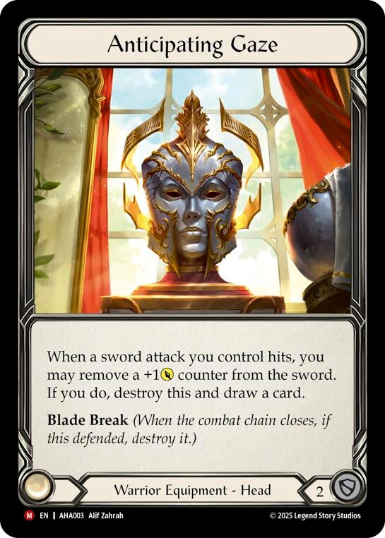 Image for Anticipating Gaze (AHA003) (Rainbow Foil) (AHA) - Flesh and Blood TCG
