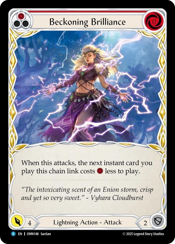 Image for Beckoning Brilliance (OMN148) - Flesh and Blood TCG