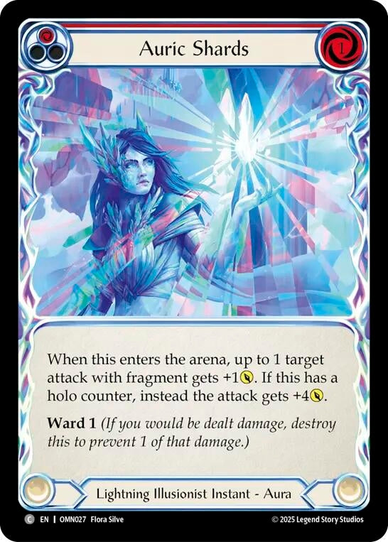 Image for Auric Shards (Red) (OMN027) - Flesh and Blood TCG