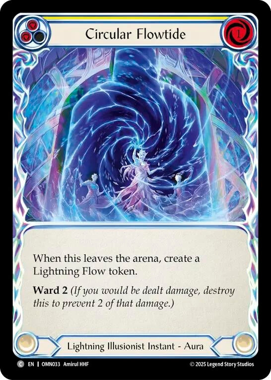 Image for Circular Flowtide (OMN033) - Flesh and Blood TCG