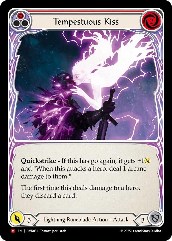Image for Tempestuous Kiss (OMN051) - Flesh and Blood TCG