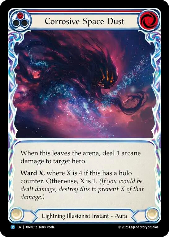 Corrosive Space Dust (Red) (OMN012) (Rainbow Foil) – MinMaxGames