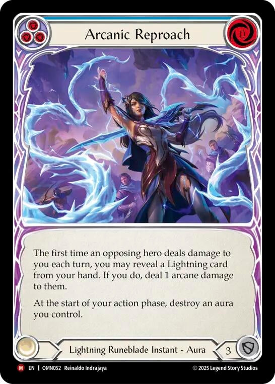 Image for Arcanic Reproach (OMN052) - Flesh and Blood TCG