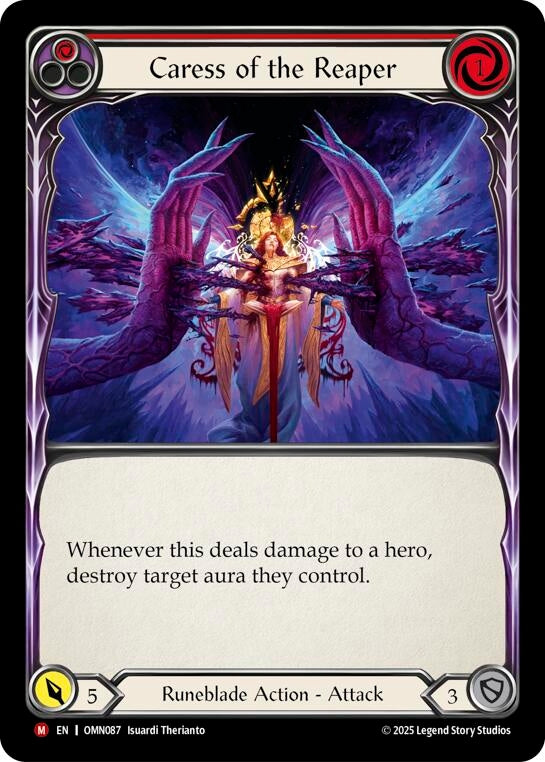 Caress of the Reaper (OMN087) (Cold Foil) – MinMaxGames