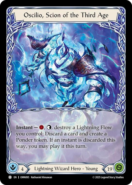 Image for Oscilio Scion Of The Third Age (OMN095) - Flesh and Blood TCG