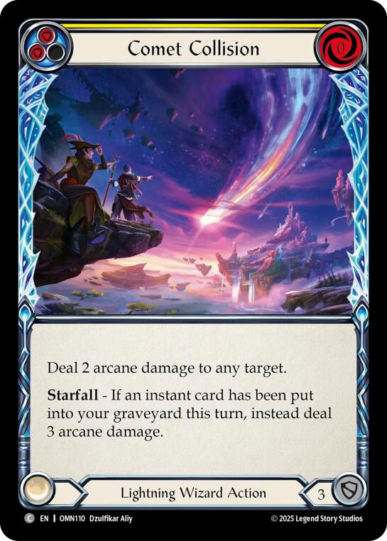 Image for Comet Collision (Yellow) (OMN110) - Flesh and Blood TCG