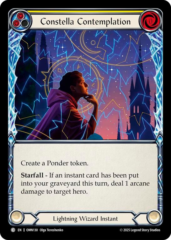 Image for Constella Contemplation (Yellow) (OMN130) - Flesh and Blood TCG