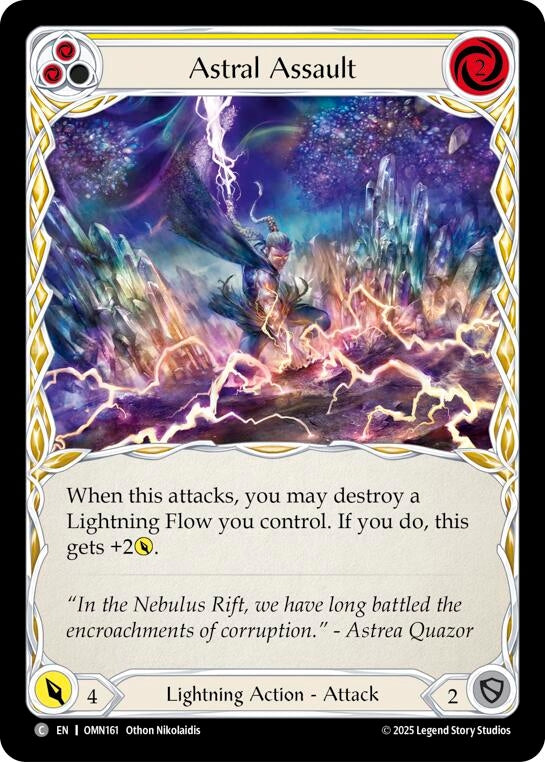 Image for Astral Assault (Yellow) (OMN161) - Flesh and Blood TCG