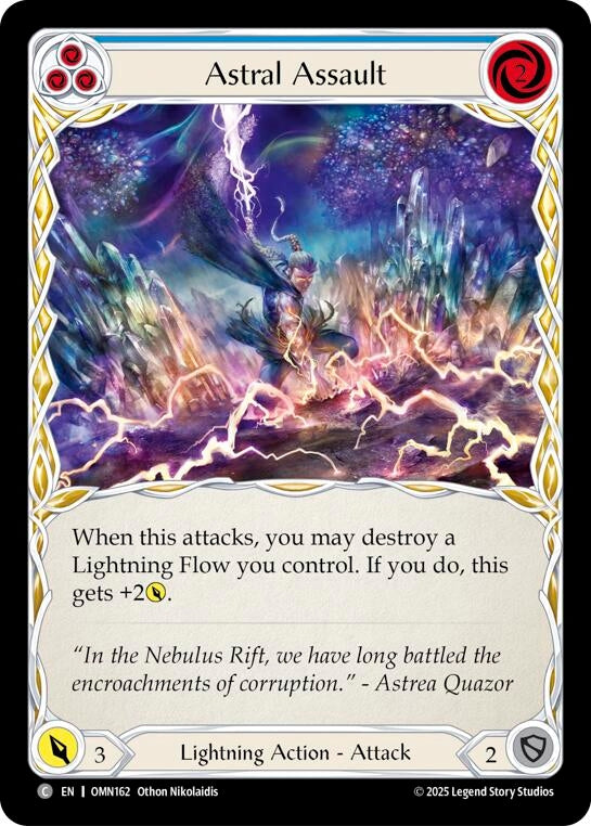 Image for Astral Assault (Blue) (OMN162) - Flesh and Blood TCG