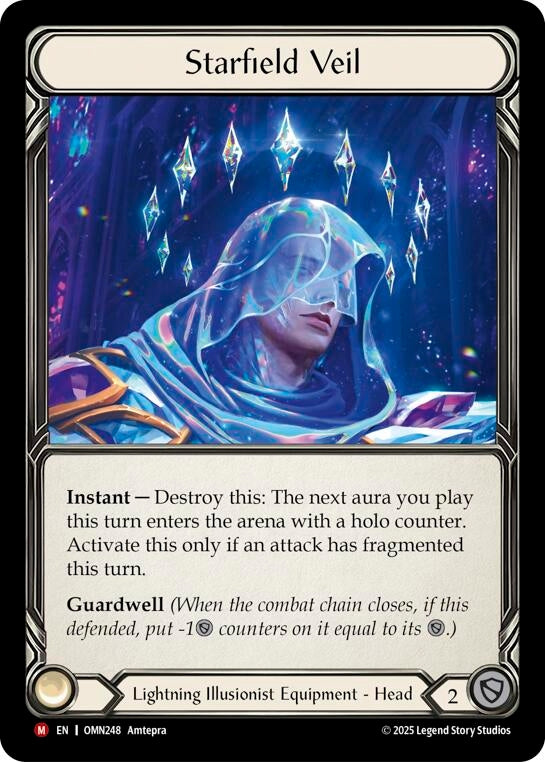 Image for Starfield Veil (OMN248) (Cold Foil) - Flesh and Blood TCG