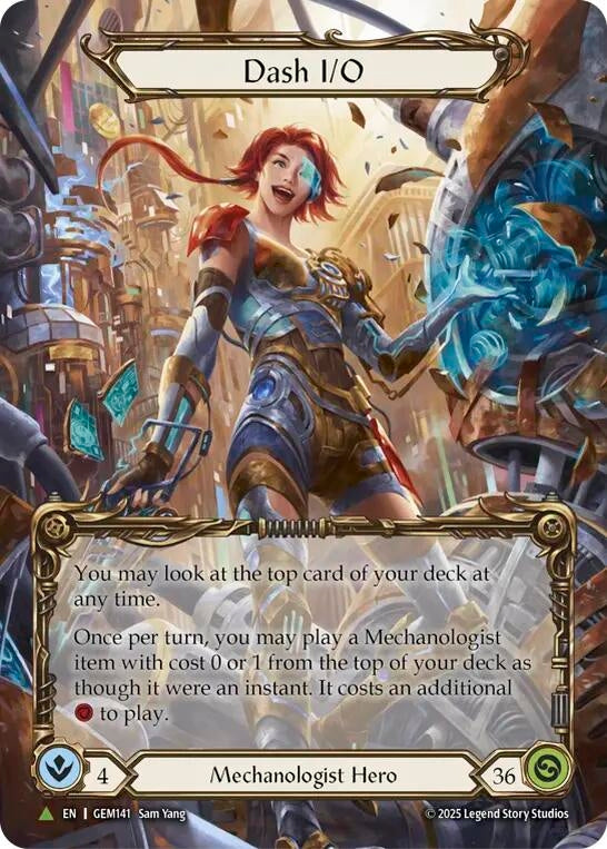 Image for Dash I/O (Marvel) (GEM141) (Cold Foil) (GEM) - Flesh and Blood TCG