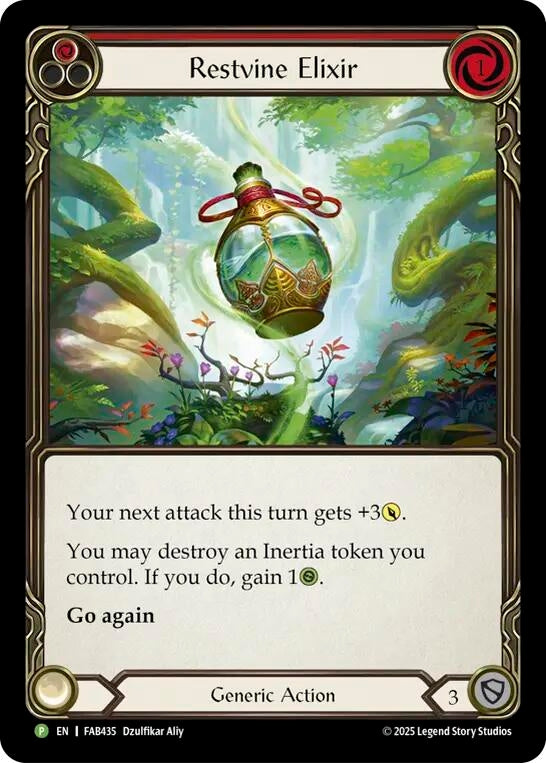 Image for Restvine Elixir - FAB435 (FAB435) (Cold Foil) (PR) - Flesh and Blood TCG