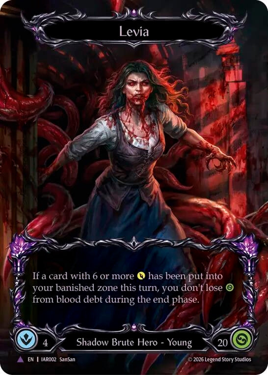 Image for Levia (Marvel) (IAR002) (Cold Foil) (IAR) - Flesh and Blood TCG