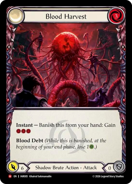 Image for Blood Harvest (IAR005) (IAR) - Flesh and Blood TCG