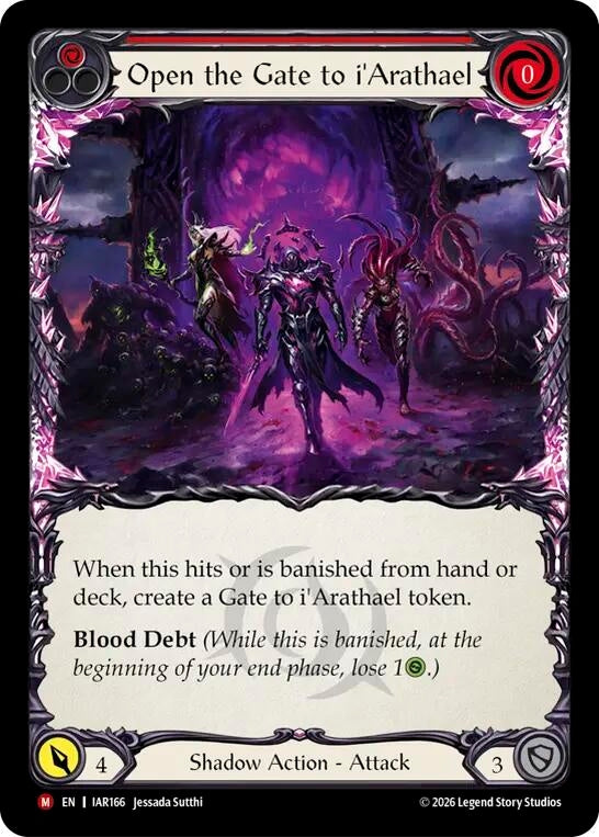 Image for Open the Gate to i'Arathael (IAR166) (IAR) - Flesh and Blood TCG