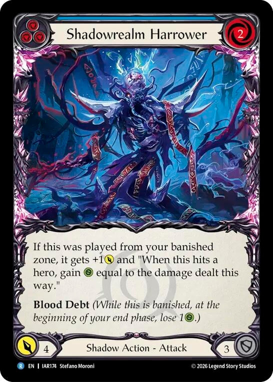 Image for Shadowrealm Harrower (IAR174) (IAR) - Flesh and Blood TCG