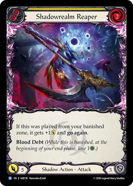 Image for Shadowrealm Reaper (IAR176) (IAR) - Flesh and Blood TCG