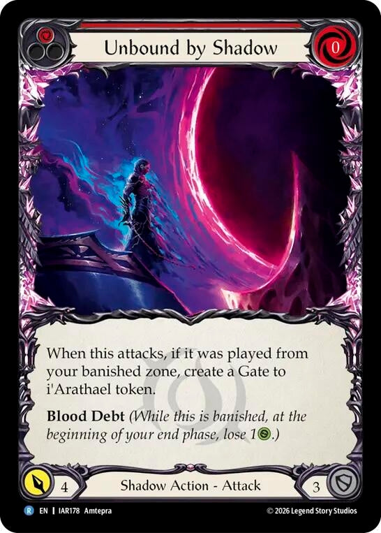 Image for Unbound by Shadow (IAR178) (Rainbow Foil) (IAR) - Flesh and Blood TCG