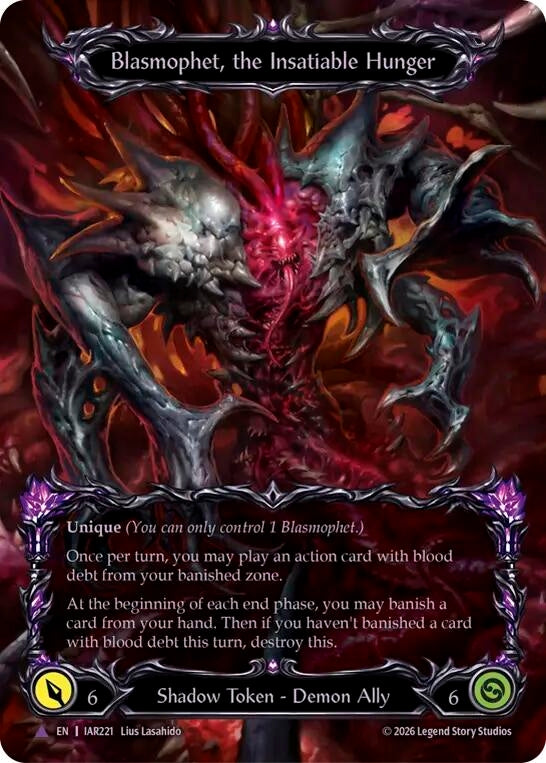 Image for Blasmophet, the Insatiable Hunger (Marvel) (IAR221) (Cold Foil) (IAR) - Flesh and Blood TCG