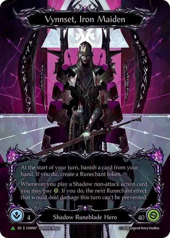 Image for Vynnset, Iron Maiden (Marvel) - CON007 (CON007) (Cold Foil) (PR) - Flesh and Blood TCG
