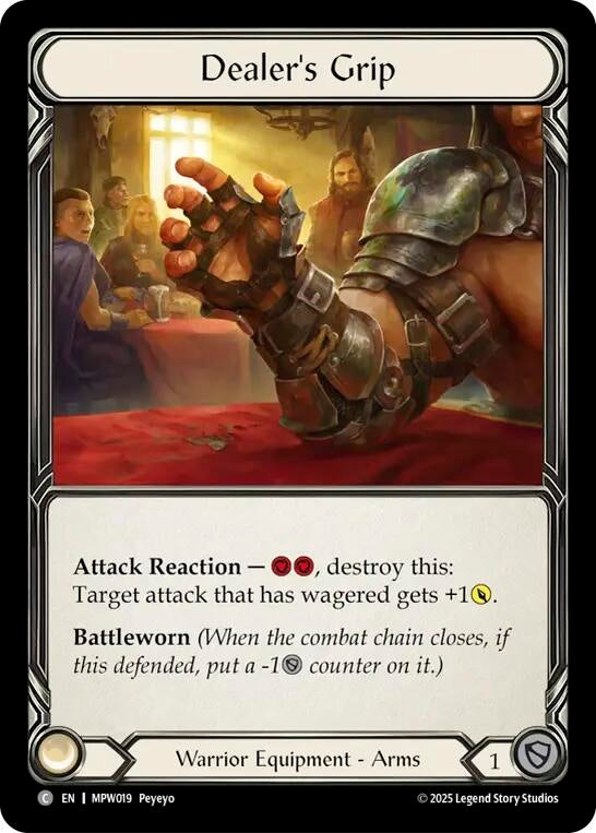 Image for Dealer's Grip (MPW019) (Cold Foil) (MPW) - Flesh and Blood TCG