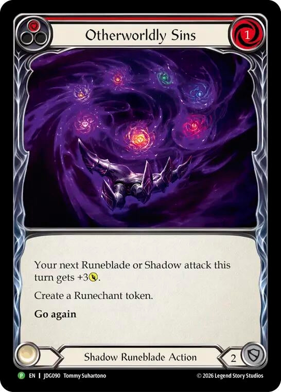 Image for Otherworldly Sins - JDG090 (JDG090) (Cold Foil) (PR) - Flesh and Blood TCG